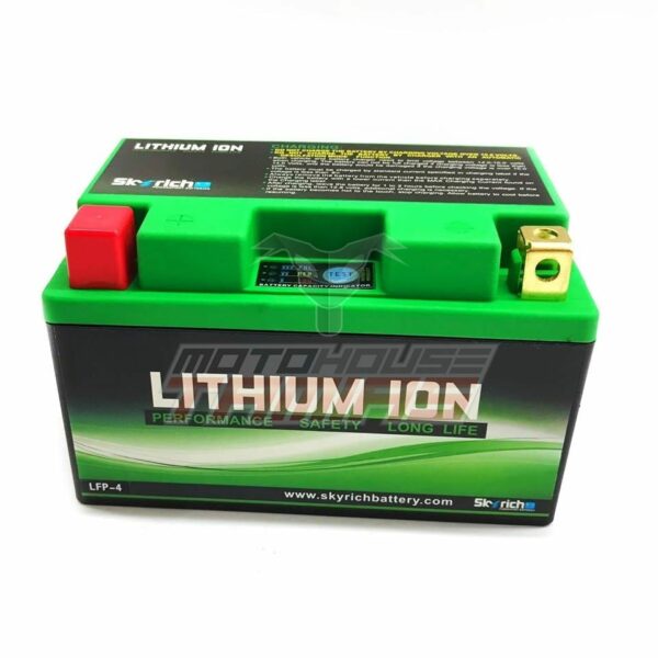 Μπαταρία μοτοσυκλέτας ιόντων λιθίου Skyrich LFP-4 12V 10Ah 240A (YTX12-BS, YTX14-BS, YTZ10S, YTZ12S, YTZ14S, YT12A-BS)