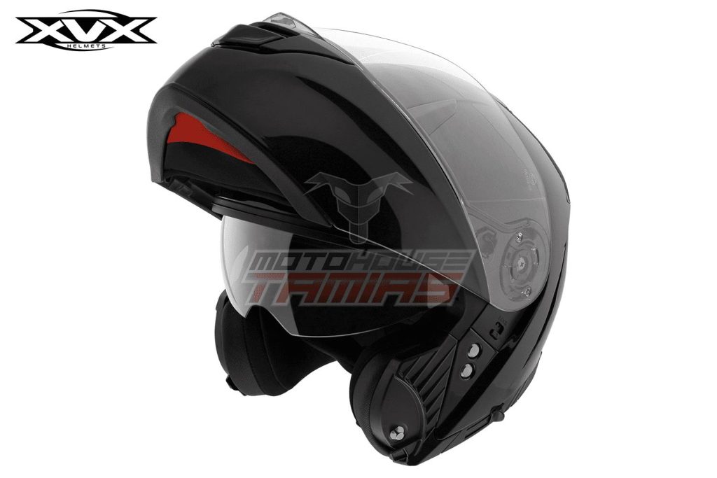 Κράνος ανοιγόμενο XVX ROYAL RF-100 μαύρο