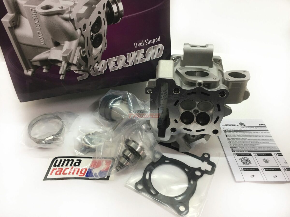 Κεφαλη UMA SUPERHEAD RACING με βαλβιδες 25/22 YAMAHA CRYPTON X 135