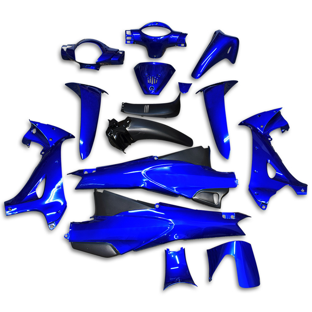Κουστούμι σετ πλαστικών Honda Innova 125 καρμπυρατέρ OOH μπλε - MotoHouse  Tamias