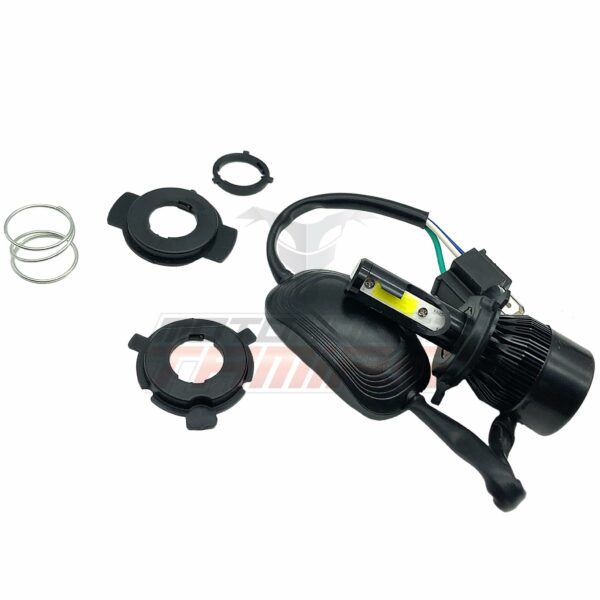 ΣΥΣΤΗΜΑ LED ΛΑΜΠΕΣ ΠΟΡΕΙΑΣ UNIVERSAL 'YWL' H4/HS1/Χ. ΝΤΟΥΙ ΜΕ ΤΕΤΑΣΧΗΜΑΤΙΣΤΗ