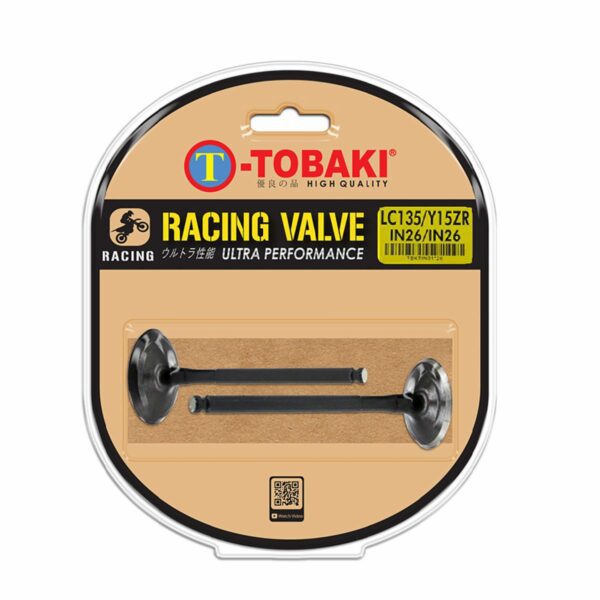 ΒΑΛΒΙΔΕΣ ΖΕΥΓΟΣ RACING YAMAHA CRYPTON X 135 IN 26MM TOBAKI