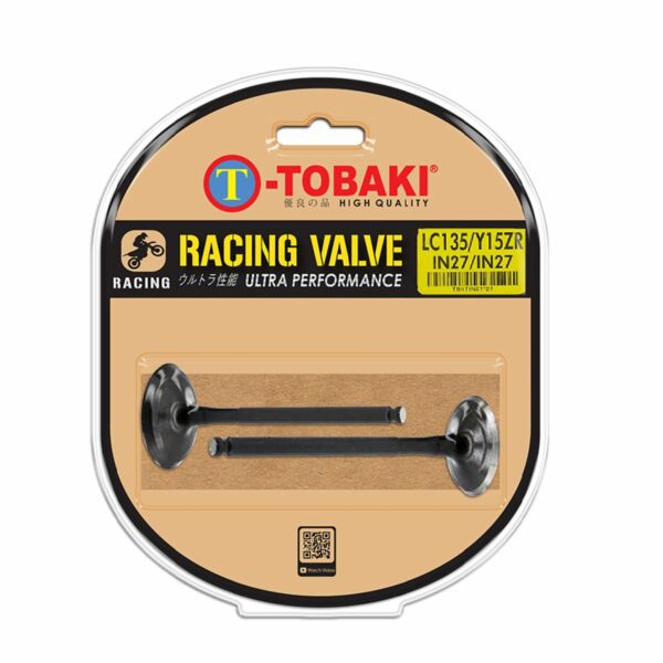 ΒΑΛΒΙΔΕΣ ΖΕΥΓΟΣ RACING YAMAHA CRYPTON X 135 IN 27MM TOBAKI