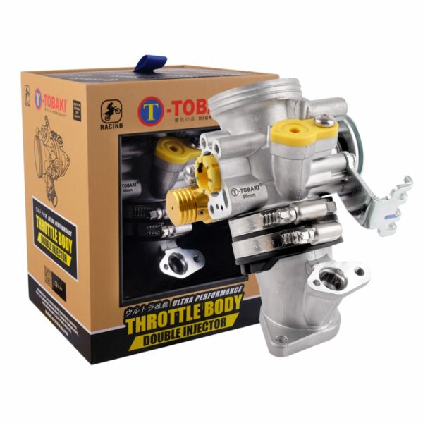 ΣΩΜΑ ΨΕΚΑΣΜΟΥ RACING ΔΙΠΛΟ ΜΠΕΚ ΜΕ ΛΑΙΜΟ 32MM YAMAHA CRYPTON X 135-150 TOBAKI