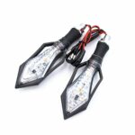 ΦΛΑΣ ΣΕΤ ΜΟΤΟΣΥΚΛΕΤΑΣ ΜΕ 9 ΠΟΡΤΟΚΑΛΙ SMD LED ΒΗΜΑΤΙΚΑ ΣΕ ΣΧΗΜΑ ΒΕΛΟΥΣ