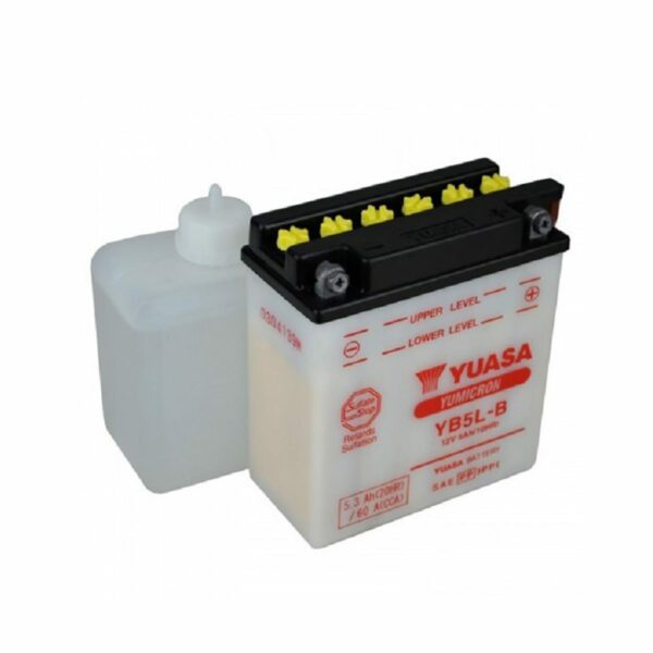 ΜΠΑΤΑΡΙΑ YB5L-B 12V 5.3Ah 60A ΜΕ ΞΕΧΩΡΙΣΤΑ ΥΓΡΑ YUASA