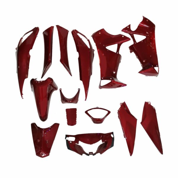 ΚΟΥΣΤΟΥΜΙ ΣΕΤ ΠΛΑΣΤΙΚΩΝ 14 ΤΕΜ HONDA INNOVA 125 INJECTION ΜΠΟΡΝΤΟ