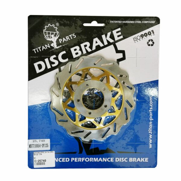 ΔΙΣΚΟΠΛΑΚΑ ΕΜΠΡΟΣΘΙΑ DAYTONA SPRINTER 125 TTN TITAN