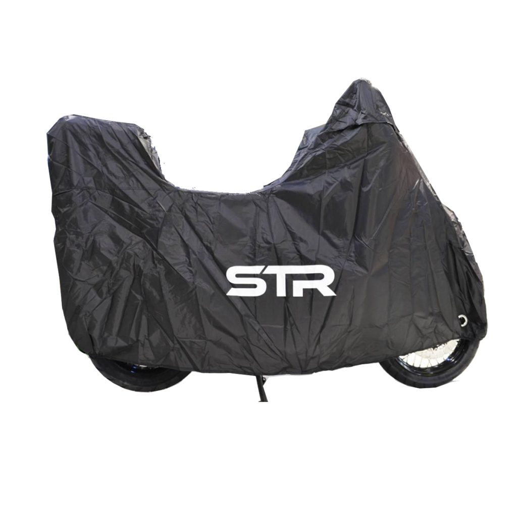 ΚΑΛΥΜΜΑ ΜΗΧΑΝΗΣ STR ΓΙΑ MOTO ΜΕ ΒΑΛΙΤΣΑ ΑΔΙΑΒΡΟΧΗ -XL- 246X104X135CM