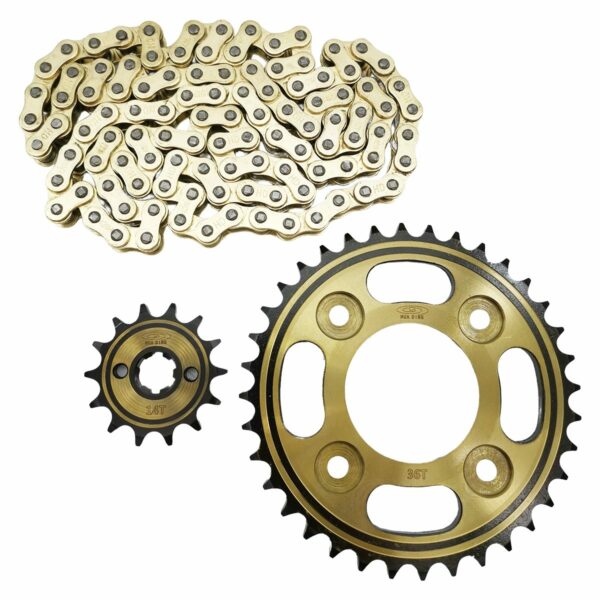 ΑΛΥΣΙΔΟΓΡΑΝΑΖΑ 428H-108L 36X14T GOLD HONDA SUPRA X 125 HUA DING