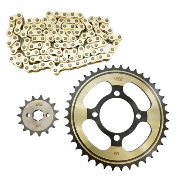 ΑΛΥΣΙΔΟΓΡΑΝΑΖΑ 428H-110L 40X15T GOLD HONDA C110 ASTREA SUPRA HUA DING