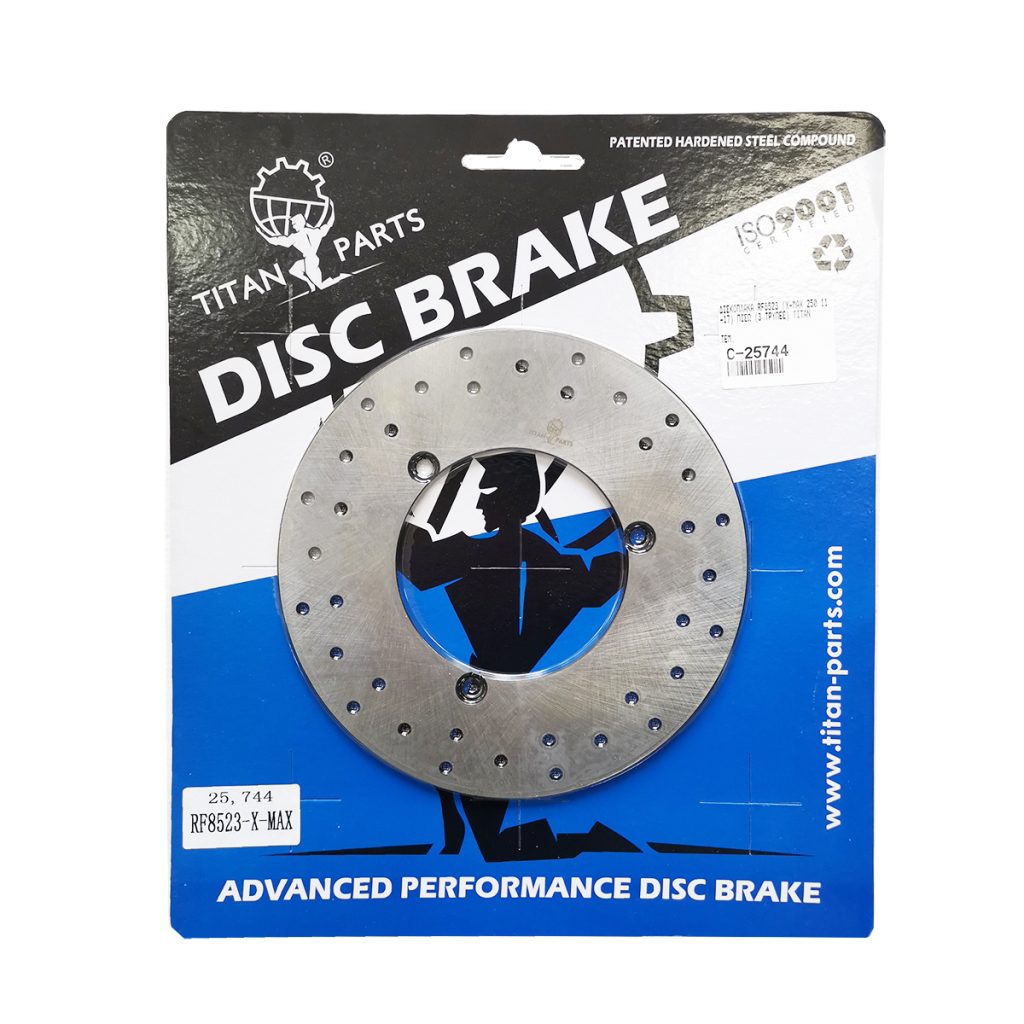 ΔΙΣΚΟΠΛΑΚΑ ΟΠΙΣΘΙΑ RF8523 YAMAHA X MAX 250 11-17 3ΤΡΥΠΕΣ TTN TITAN