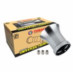 ΒΕΝΤΟΥΡΙ ΧΟΑΝΗ ΕΛΕΥΘΕΡΑΣ (28/30MM) RACING ΚΑΡΜΠΥΡΑΤΕΡ CNC TOBAKI ΓΚΡΙ ΤΙΤΑΝΙΟΥ