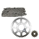 Αλυσιδογράναζα Kawasaki ZX 130 ενισχυμένη αλυσίδα 420SB 108Δ 42Δ 14Δ RK