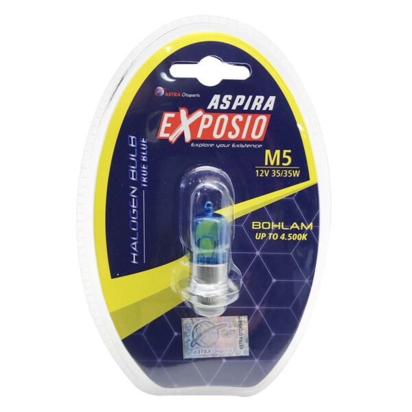 ΛΑΜΠΑ ΕΜΠΡΟΣΘΙΑ ΑΛΟΓΟΝΟΥ M5 12V / 35 / 35W EXP TRUEBLUE ASPIRA