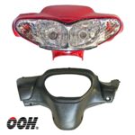 ΚΑΒΟΥΚΙ ΤΙΜΟΝΙΟΥ + ΦΑΝΑΡΙ ΣΕΤ YAMAHA CRYPTON R 115 ΤΑΥΛΑΝΔΗΣ ΚΟΚΚΙΝΟ