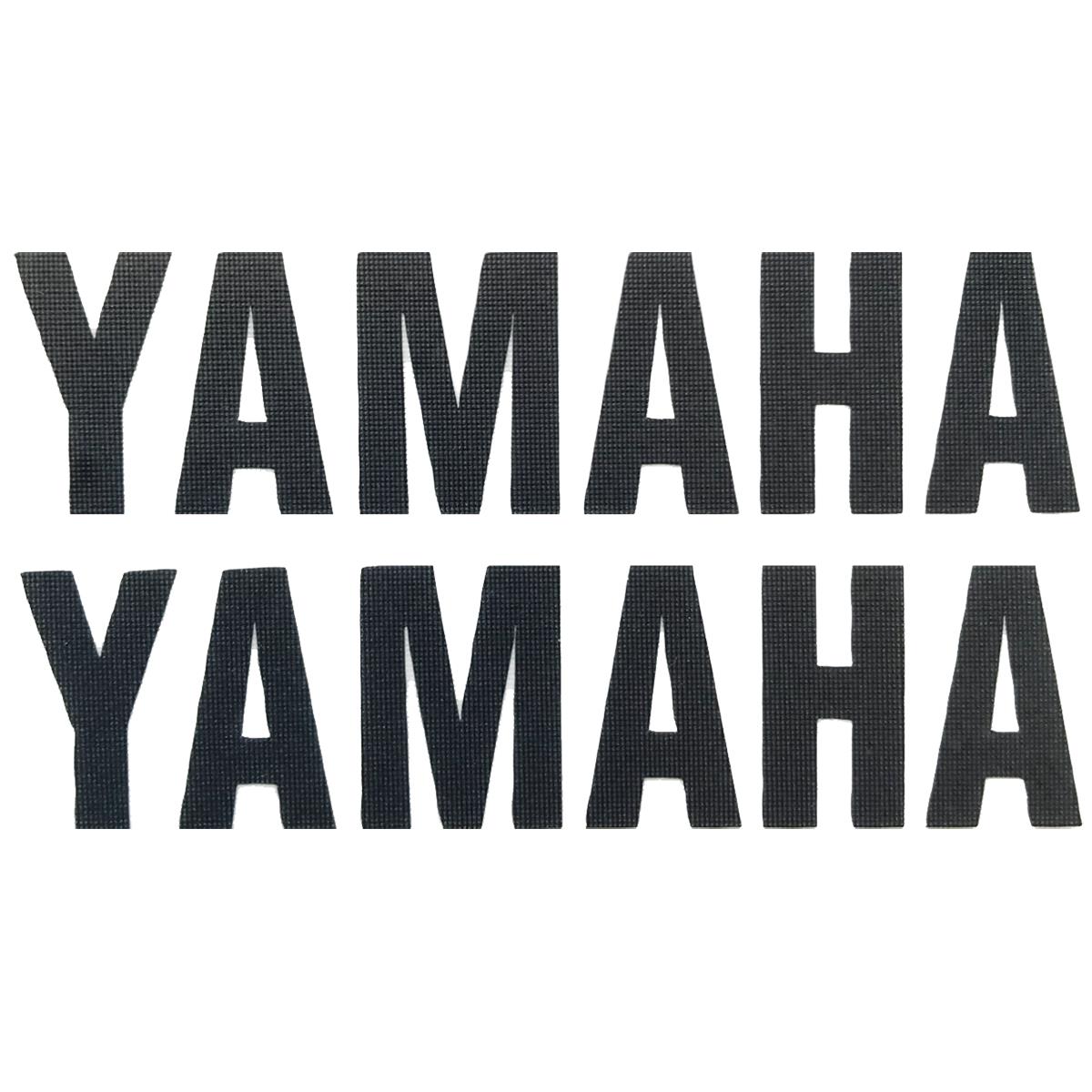 Αυτοκόλλητα λογότυπο Yamaha ανάγλυφο μαύρο - MotoHouse Tamias