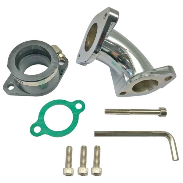 ΛΑΙΜΟΣ ΚΑΡΜΠΥΡΑΤΕΡ ΣΕΤ YAMAHA MAJESTY / X -MAX 250 ΧΡΩΜΙΟ