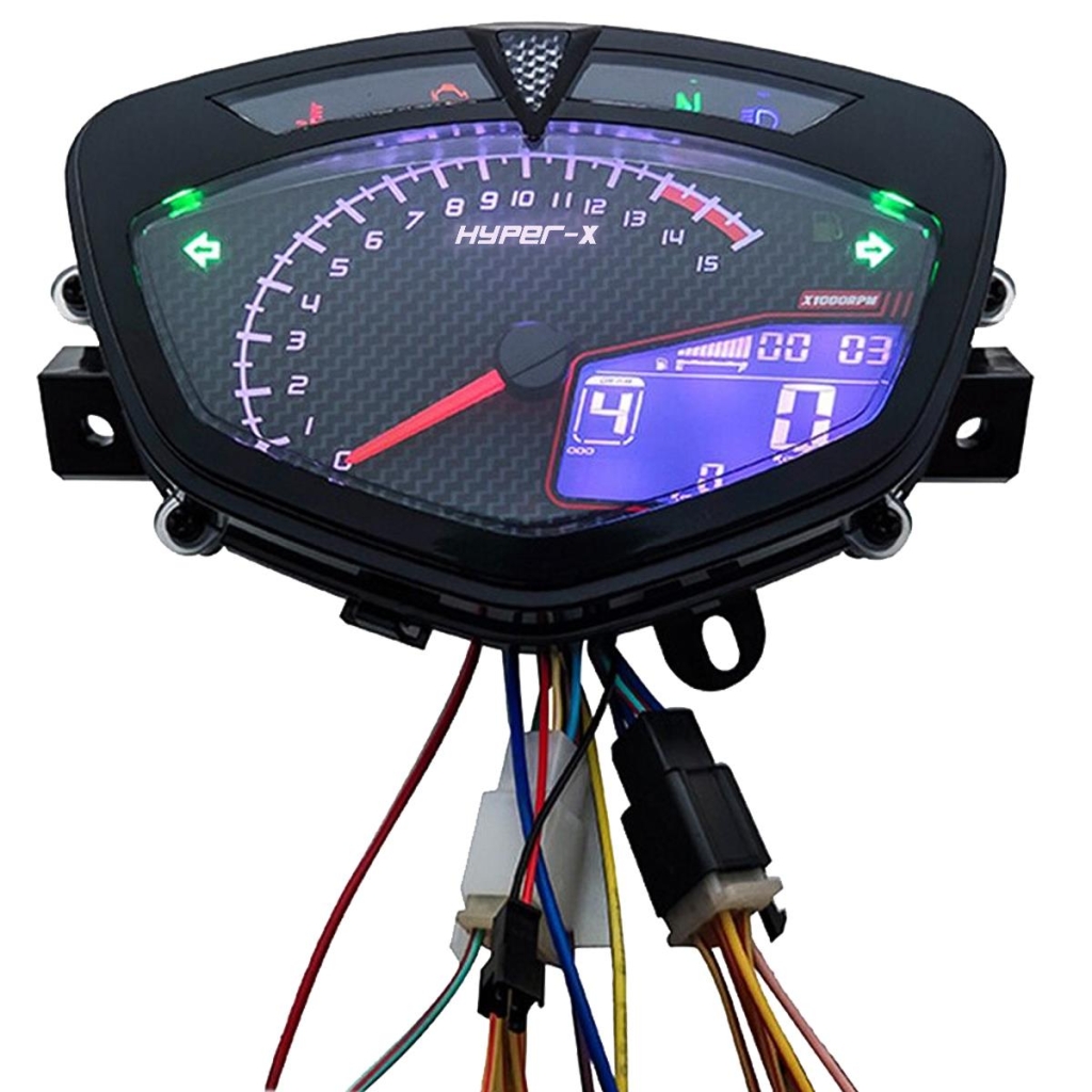 ΚΟΝΤΕΡ ΨΗΦΙΑΚΟ LED (ΤΥΠΟΥ UMA) 8 ΧΡΩΜΑΤΩΝ YAMAHA CRYPTON X 135 / T110 HYPER-X