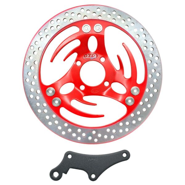 ΔΙΣΚΟΠΛΑΚΑ ΕΜΠΡΟΣΘΙΑ ΜΕ ΑΝΤΑΠΤΟΡΑ HONDA INNOVA 125 DTD RACING ΠΟΡΤΟΚΑΛΙ