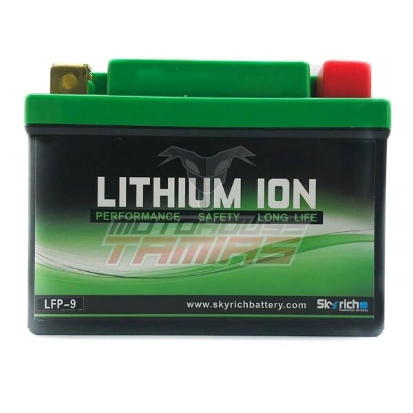 Μπαταρία μοτοσυκλέτας ιόντων λιθίου SKYRICH LFP-9 12V 4Ah 105A(CCA) (YB5L-B, YB4L-B)