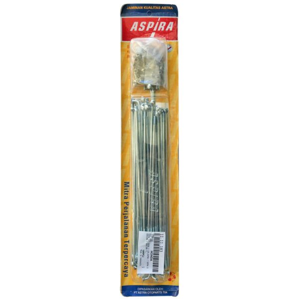 ΑΚΤΙΝΕΣ ΤΡΟΧΟΥ ASPIRA 10 G 183 MM ΝΙΚΕΛ