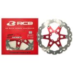 ΔΙΣΚΟΠΛΑΚΑ ΕΜΠΡΟΣ S-SERIES 300MM YAMAHA CRYPTON RCB RACING BOY ΚΟΚΚΙΝΗ