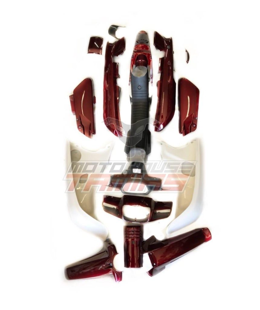 Σετ κουστούμι πλαστικών HONDA ASTREA NARITA καλής ποιότητας Μπορντό