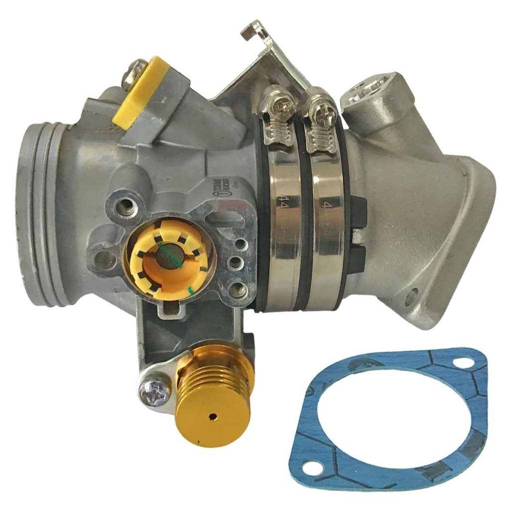 ΣΩΜΑ ΨΕΚΑΣΜΟΥ RACING ΔΙΠΛΟ ΜΠΕΚ ΜΕ ΛΑΙΜΟ 45ΜΜ YAMAHA CRYPTON X135/150 TOBAKI