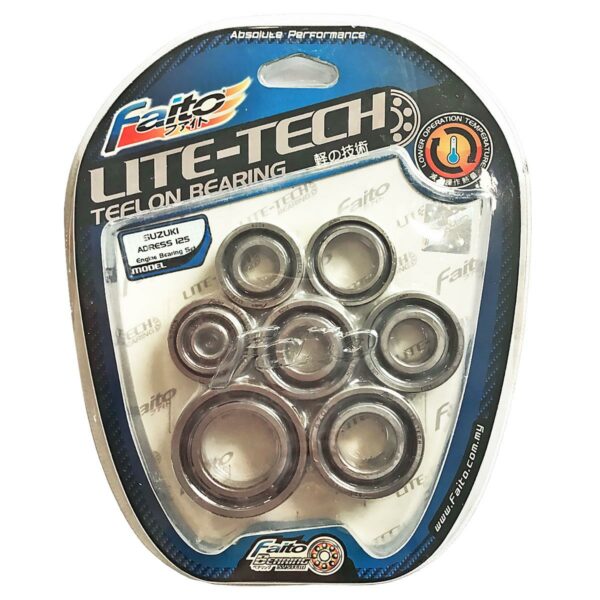 ΡΟΥΛΕΜΑΝ ΚΙΝΗΤΗΡΑ ΜΟΤΕΡ ΣΕΤ (8ΤΜΧ) RACING SUZUKI ADDRESS 125 FAITO