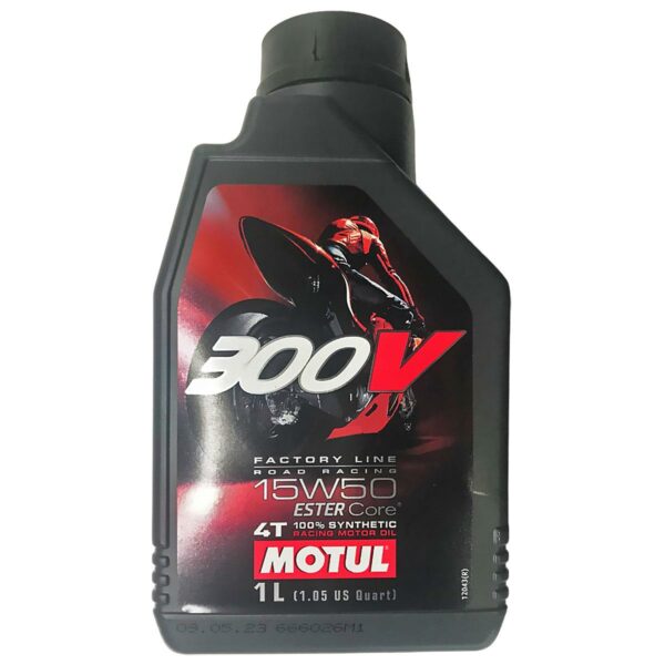 ΛΑΔΙ MOTUL 300V 4T FACTORY LINE ROAD RACING 15W50 1L