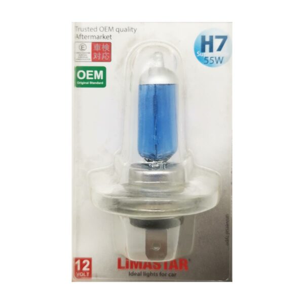 ΛΑΜΠΑ H7 55W 12 VOLT SUPER WHITE LIMASTAR