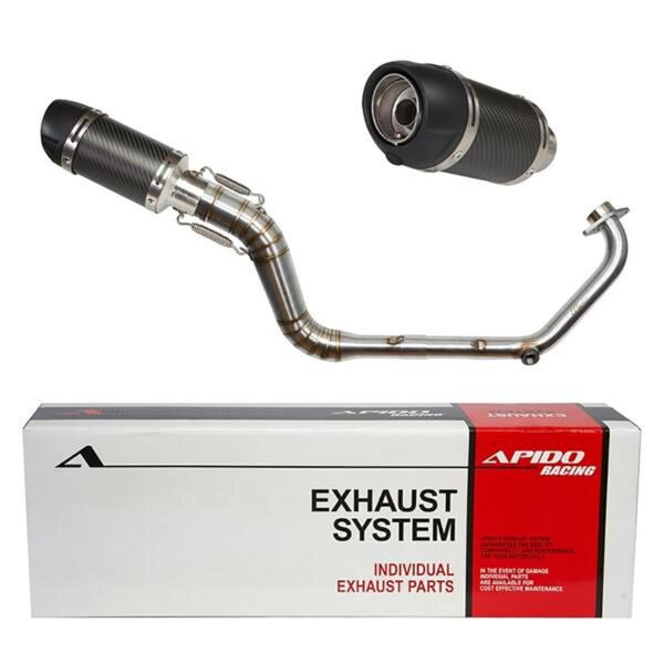 ΕΞΑΤΜΙΣΗ HIGH UP YAMAHA CRYPTON X 135 APIDO (001/1122) CARBON