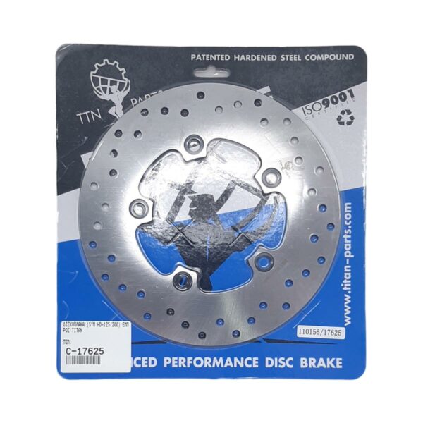 ΔΙΣΚΟΠΛΑΚΑ ΕΜΠΡΟΣΘΙΑ SYM HD 125 / 200 TTN TITAN PARTS