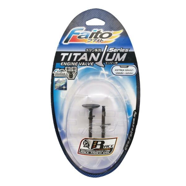 ΒΑΛΒΙΔΕΣ ΣΕΤ 28MM / 32MM ΤΙΤΑΝΙΟΥ HONDA ASTREA GRAND FAITO