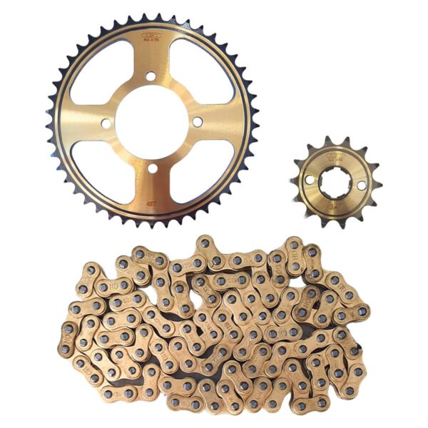 ΑΛΥΣΙΔΟΓΡΑΝΑΖΑ 428H-118L 45X14T GOLD YAMAHA YBR125 / XT 125 HUA DING