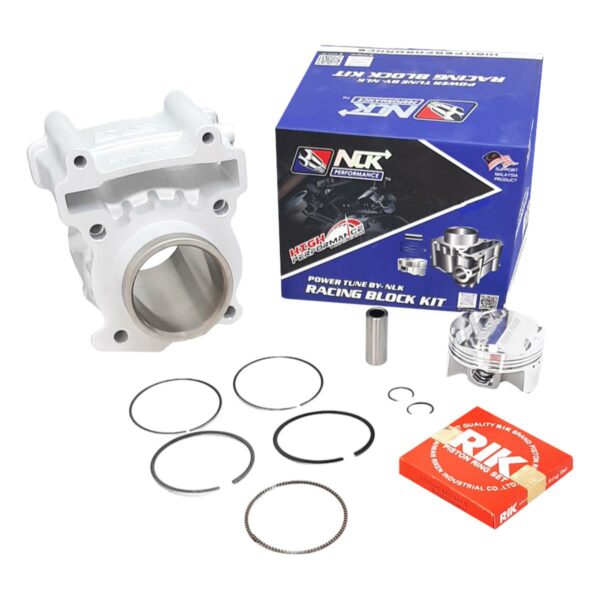 ΚΥΛΙΝΔΡΟΠΙΣΤΟΝΟ 57MM (+2MM ΧΙΤΩΝΙΟ) ΝΙΚΑΣΙΛ ΣΦΥΡΗΛΑΤΟ ULTRA YAMAHA CRYPTON X 135 NLK PERFORMANCE