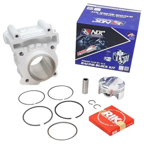 ΚΥΛΙΝΔΡΟΠΙΣΤΟΝΟ 62MM (+2MM ΧΙΤΩΝΙΟ) ΝΙΚΑΣΙΛ ΣΦΥΡΗΛΑΤΟ ULTRA YAMAHA CRYPTON X 135 NLK PERFORMANCE