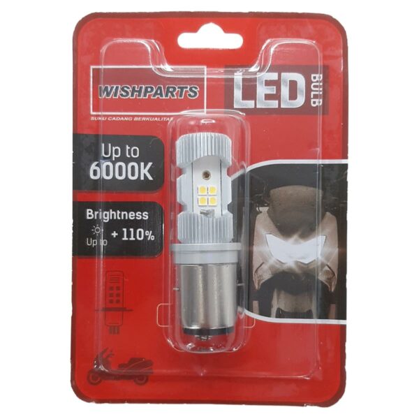 ΛΑΜΠΕΣ LED ΠΟΡΕΙΑΣ X. NTOYI ΧΡΩΜΙΟ YWL (BA20D) WISHPARTS