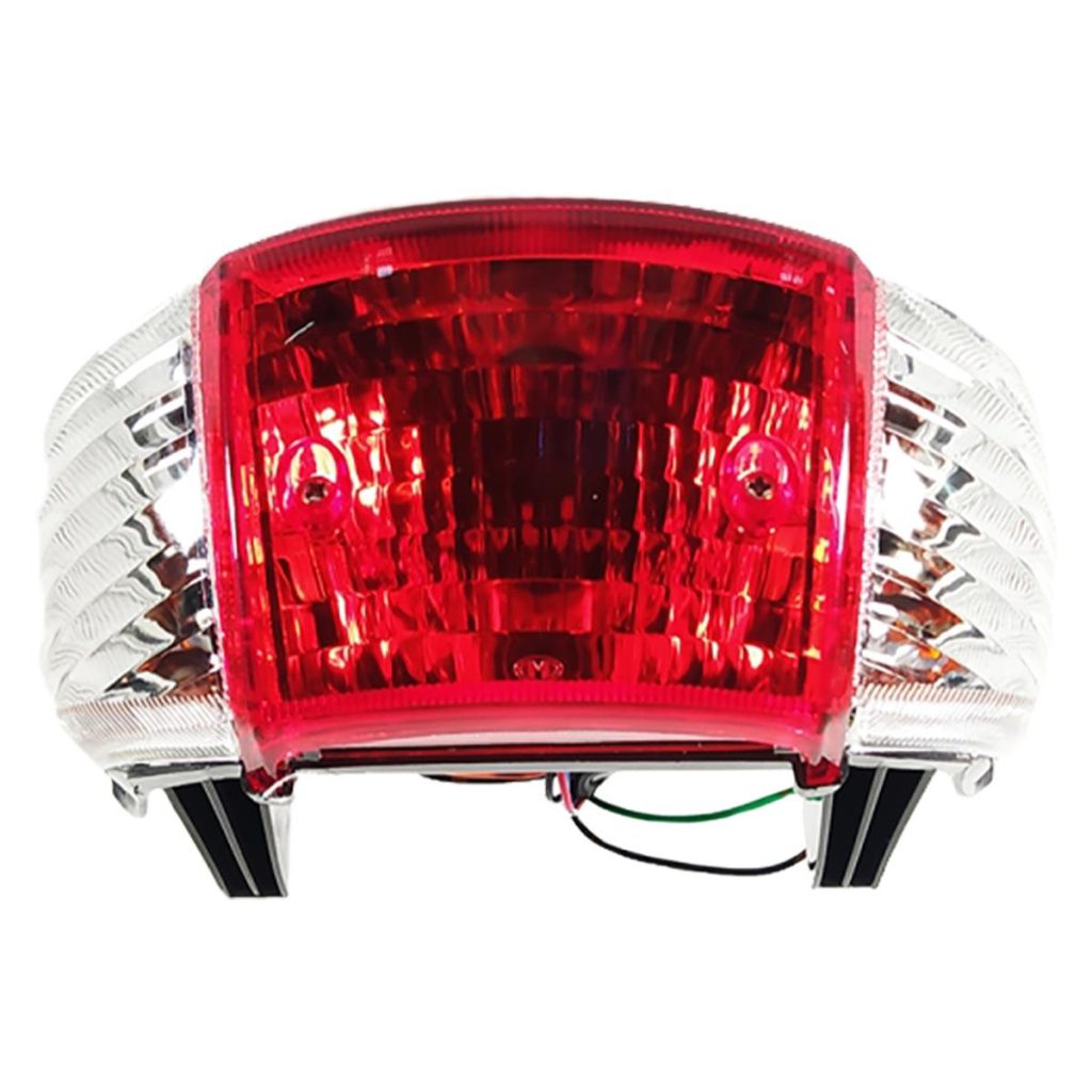 ΦΑΝΑΡΙ ΟΠΙΣΘΙΟ ΣΤΟΠ ΜΕ ΦΛΑΣ HONDA SUPRA 100 TTN TITAN PARTS ΔΙΑΦΑΝΟ