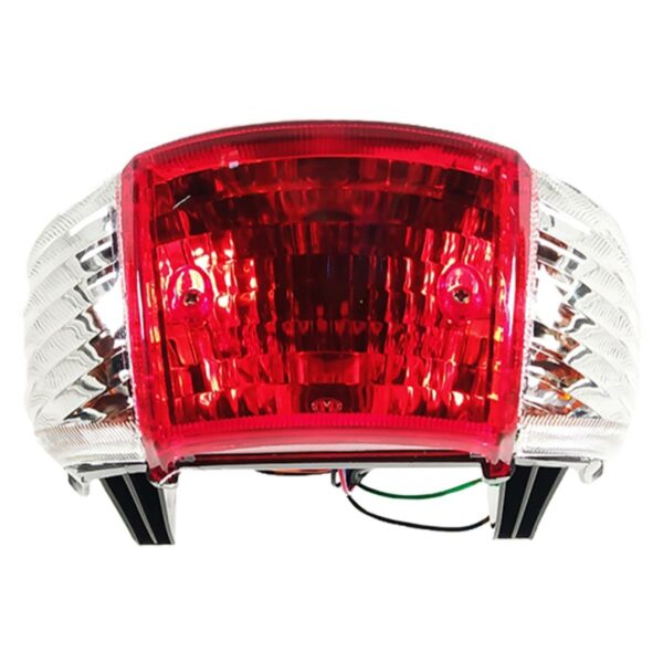 ΦΑΝΑΡΙ ΟΠΙΣΘΙΟ ΣΤΟΠ ΜΕ ΦΛΑΣ HONDA SUPRA 100 TTN TITAN PARTS ΔΙΑΦΑΝΟ