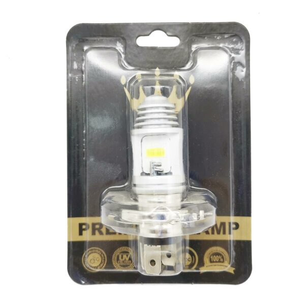 ΛΑΜΠΕΣ LED ΠΟΡΕΙΑΣ H4/HS1 ΧΡΩΜΙΟ YWL (P43) TOPCROWN