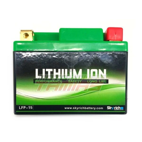 Μπαταρία μοτοσυκλέτας Skyrich LFP-15 Ιόντων Λιθίου 12V 4Ah 105A