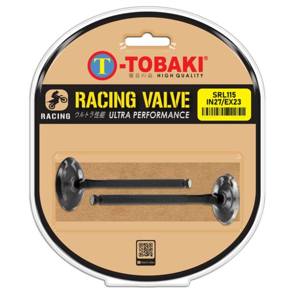 ΒΑΛΒΙΔΕΣ ΣΕΤ 27MM-23MM RACING HONDA WAVE 110 TOBAKI