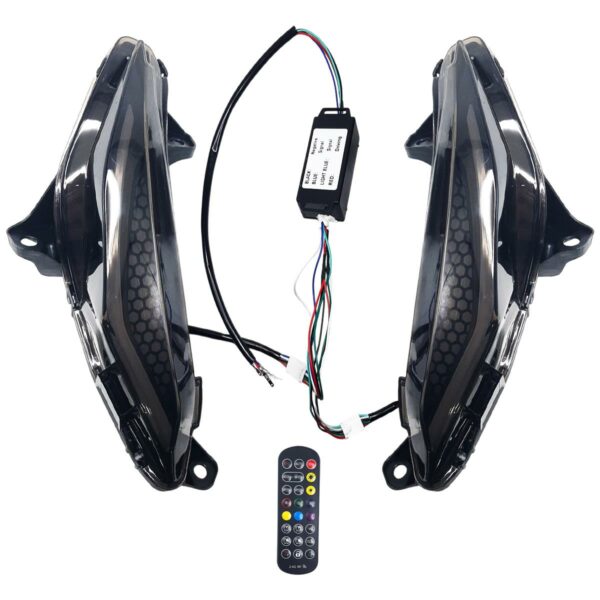 ΦΛΑΣ ΕΜΠΡΟΣΘΙΑ LED ΜΕ ΤΗΛΕΧΕΙΡΙΣΤΗΡΙΟ HONDA GTR 150 MAGIC BOY ΚΟΚΚΙΝΑ