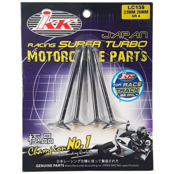 ΒΑΛΒΙΔΕΣ ΖΕΥΓΟΣ 4 ΤΜΧ SR4 IN 26 / EX 23 YAMAHA CRYPTON X 135 IKK