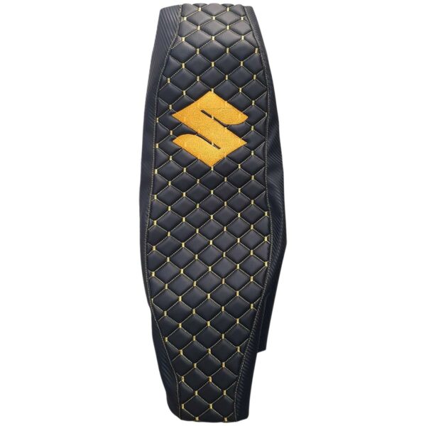 ΚΑΛΥΜΜΑ ΣΕΛΑΣ ΜΑΥΡΟ ΜΠΑΚΛΑΒΩΤΟ ΜΕ ΧΡΥΣΗ ΡΑΦΗ SUZUKI FB 50