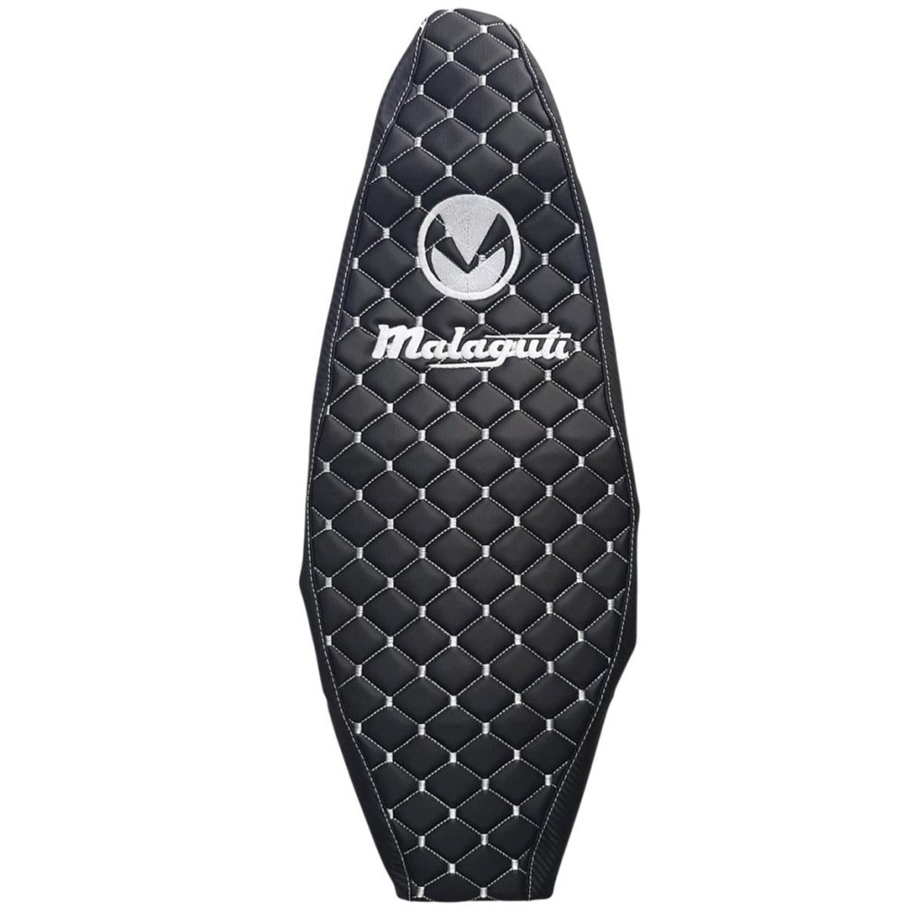 ΚΑΛΥΜΜΑ ΣΕΛΑΣ ΜΑΥΡΟ ΜΠΑΚΛΑΒΩΤΟ ΜΕ ΛΕΥΚΗ ΡΑΦΗ MALAGUTI SPECTRE 125