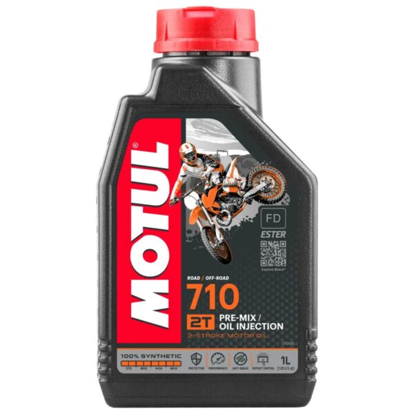 ΛΑΔΙ MOTUL 710 2T 100% SYNTHETIC 1L
