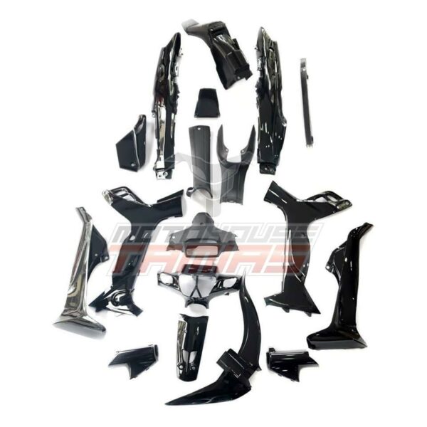 Σετ κουστούμι πλαστικών YAMAHA CRYPTON R 105 TTN PARTS Ινδονησίας μαύρο